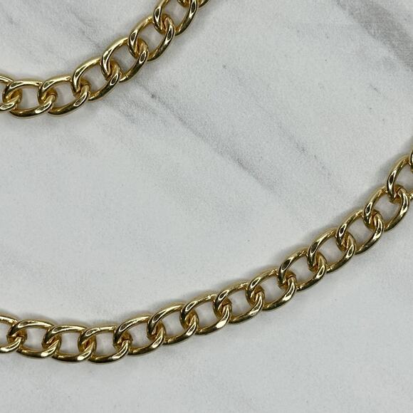 Gold Tone Chain Link Handbag Strap Replacement Purse Chain ✨ - Picture 7 of 13